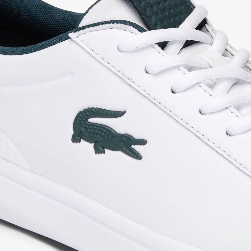 Men's Lacoste White Golf Shoes G Elite Synthetic and Leather UB8-93249G1