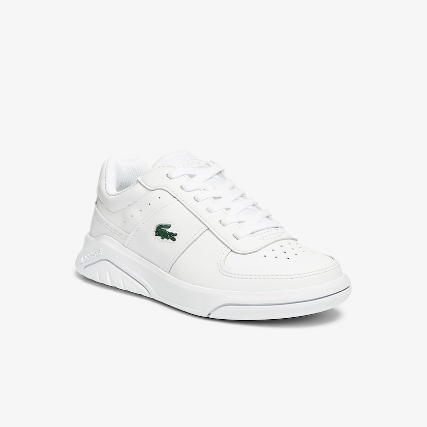 Women's Lacoste White Sneakers Game Advance Leather and Synthetic QP3-73547B5