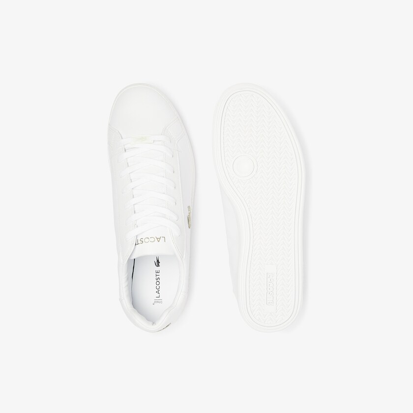Men's Lacoste White Sneakers Graduate Leather and Synthetic HK3-85968H7