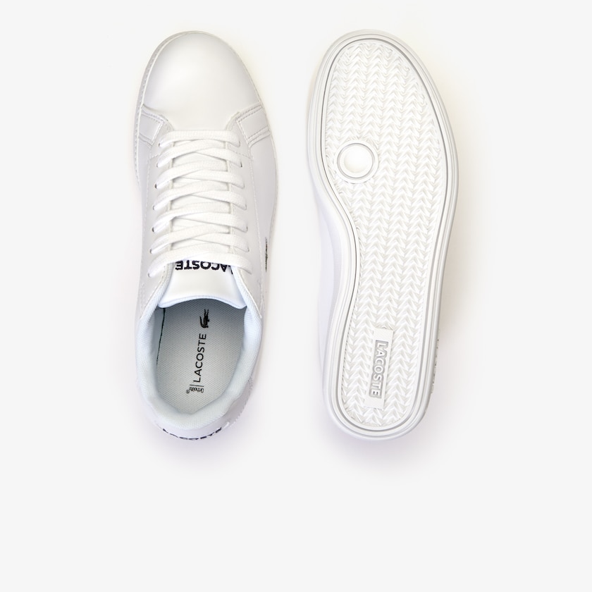 Women's Lacoste White Sneakers Graduate Tonal Leather JM0-20992U1