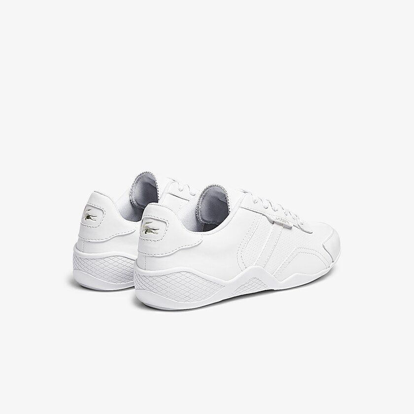 Women's Lacoste White Sneakers Hapona Leather and Synthetic LE1-84778W3
