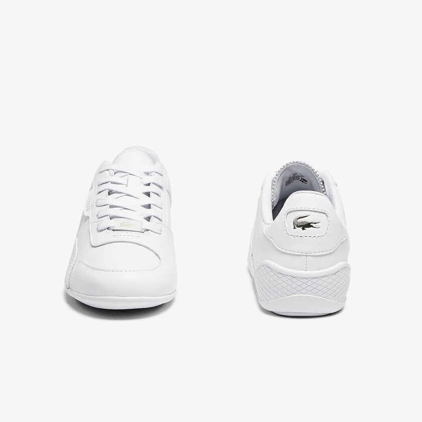 Women's Lacoste White Sneakers Hapona Leather and Synthetic LE1-84778W3