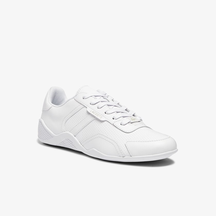 Women's Lacoste White Sneakers Hapona Leather and Synthetic LE1-84778W3