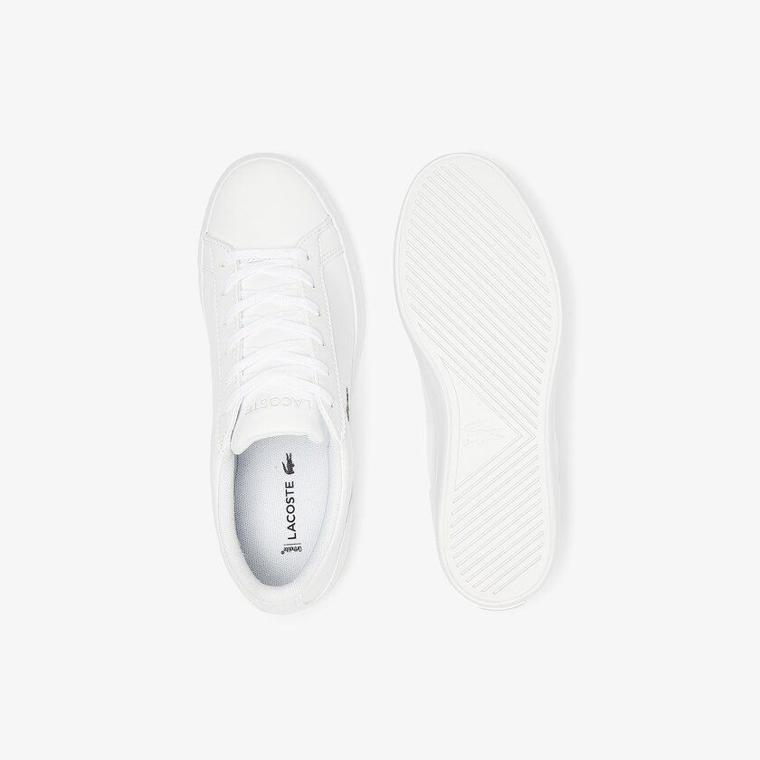 Women's Lacoste White Sneakers Lerond BL Leather and Synthetic YE2-93489T9