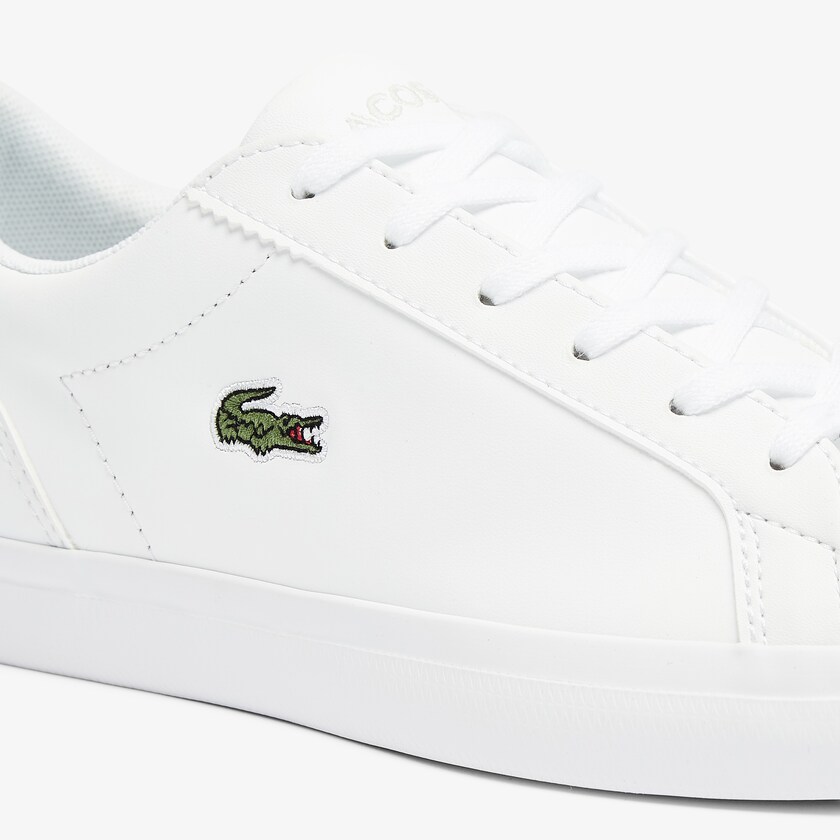Women's Lacoste White Sneakers Lerond BL Leather and Synthetic YE2-93489T9