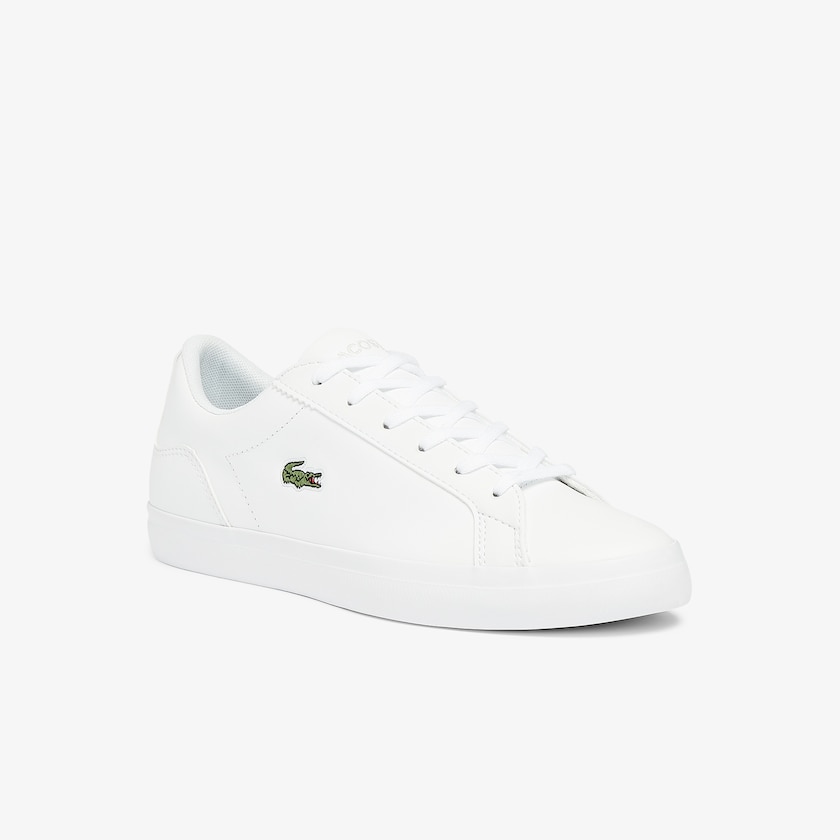 Women's Lacoste White Sneakers Lerond BL Leather and Synthetic YE2-93489T9