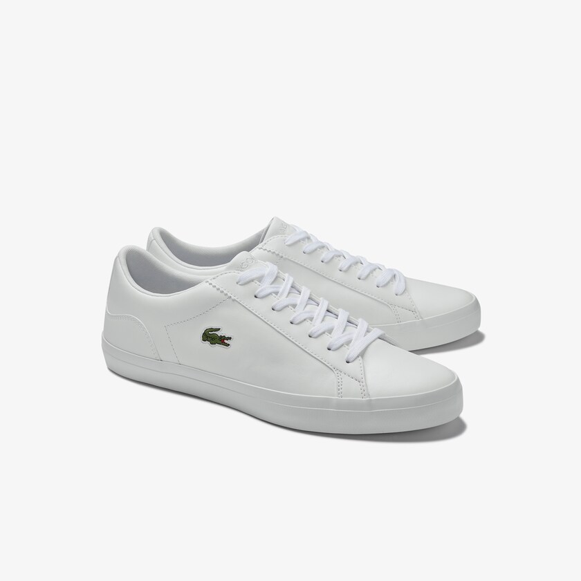 Men's Lacoste White Sneakers Lerond Leather HI5-42124L9
