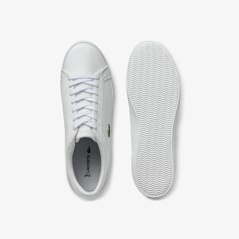 Men's Lacoste White Sneakers Lerond Leather HI5-42124L9
