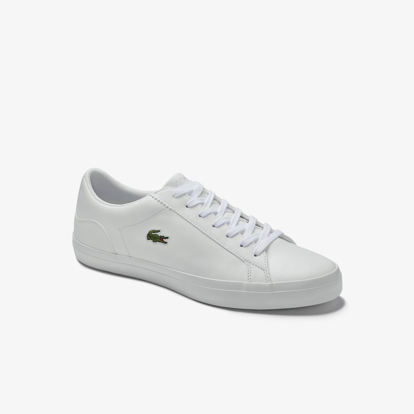 Men's Lacoste White Sneakers Lerond Leather HI5-42124L9