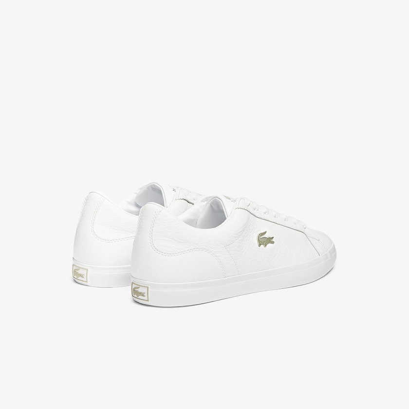 Men's Lacoste White Sneakers Lerond Leather and Synthetic AJ8-18851P1