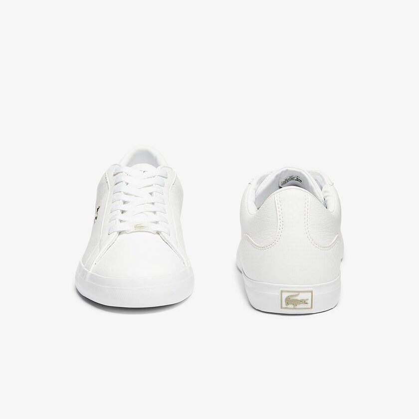 Men's Lacoste White Sneakers Lerond Leather and Synthetic AJ8-18851P1