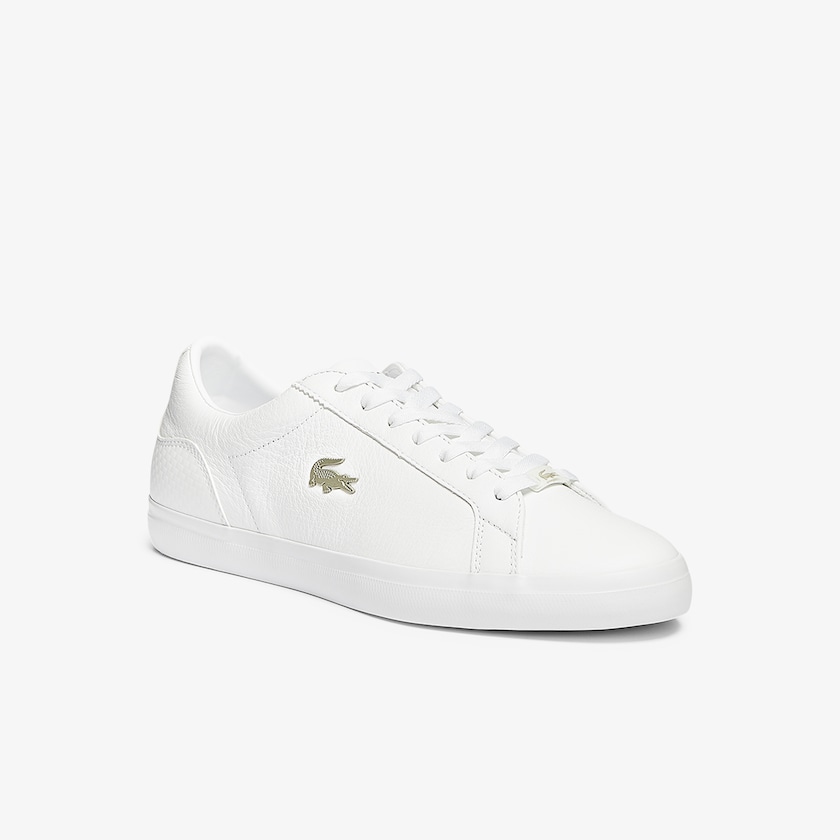 Men's Lacoste White Sneakers Lerond Leather and Synthetic AJ8-18851P1