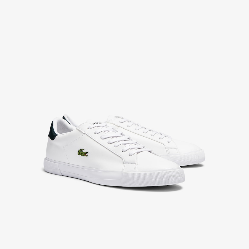 Men's Lacoste White Sneakers Lerond Plus Leather GS0-48834D6