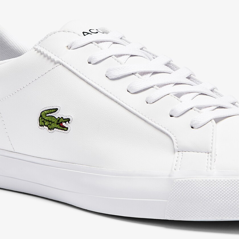 Men's Lacoste White Sneakers Lerond Plus Leather GS0-48834D6