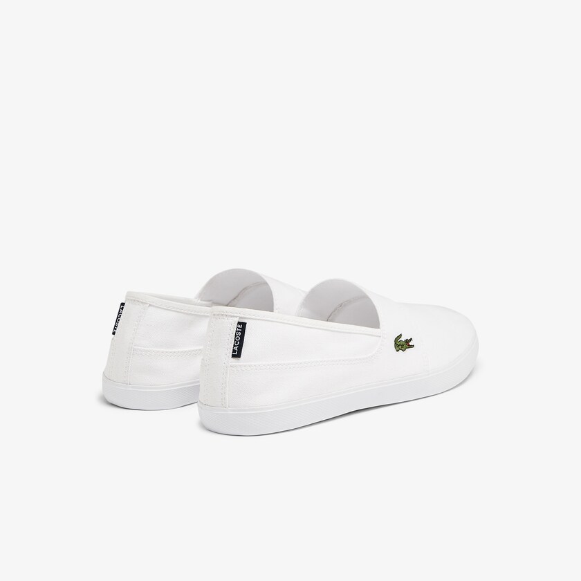 Men's Lacoste White Sneakers Marice Canvas Slip-ons IS5-90239E1