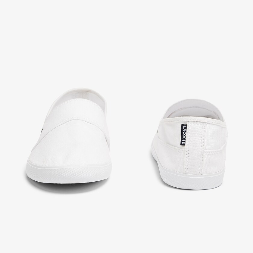 Men's Lacoste White Sneakers Marice Canvas Slip-ons IS5-90239E1