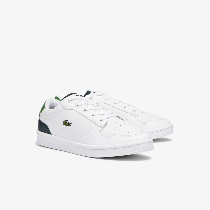 Kids' Lacoste White Sneakers Masters Cup Leather and Synthetic CV0-68686O0