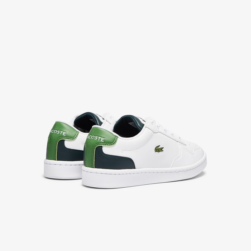 Kids' Lacoste White Sneakers Masters Cup Leather and Synthetic CV0-68686O0