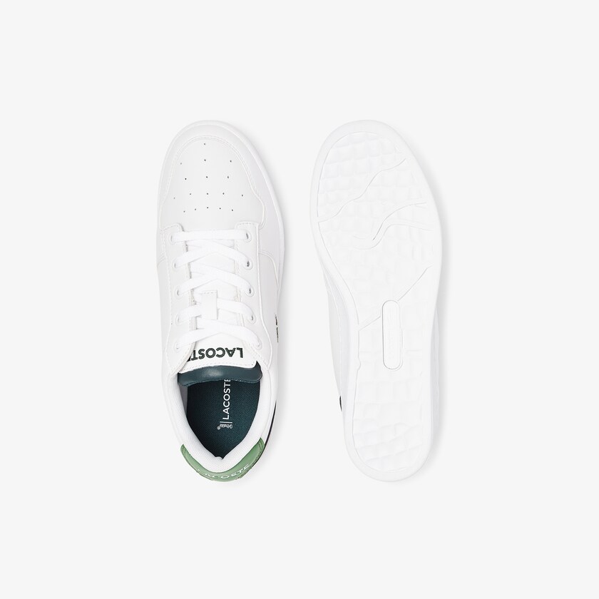 Kids' Lacoste White Sneakers Masters Cup Leather and Synthetic CV0-68686O0