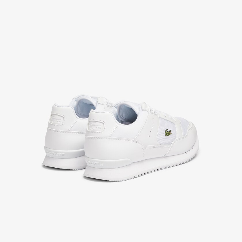 Men's Lacoste White Sneakers Partner Piste Textile YO7-25432C9