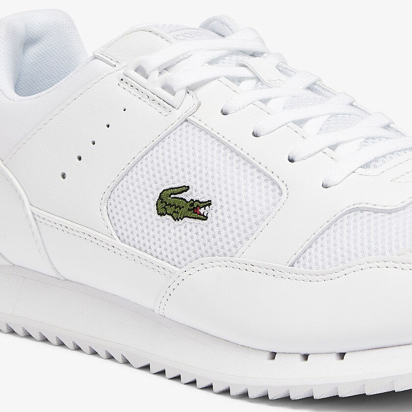 Men's Lacoste White Sneakers Partner Piste Textile YO7-25432C9