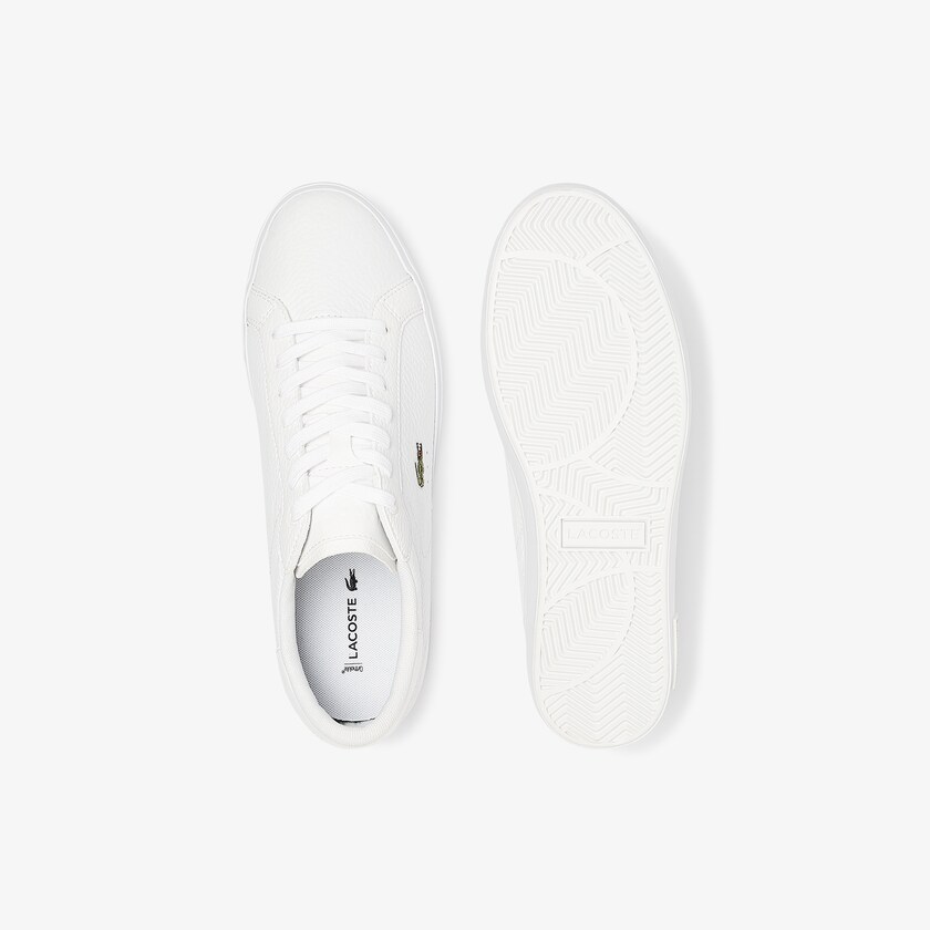 Men's Lacoste White Sneakers Powercourt Leather EL1-88428X5