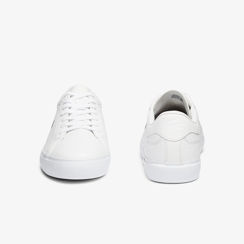 Men's Lacoste White Sneakers Powercourt Leather EL1-88428X5