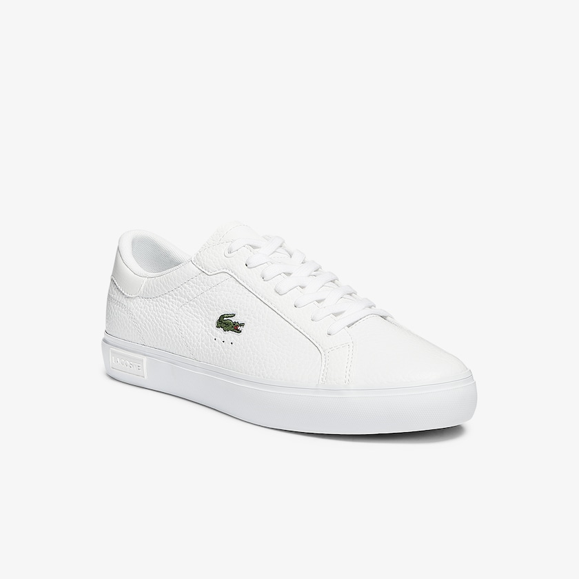 Men's Lacoste White Sneakers Powercourt Leather EL1-88428X5