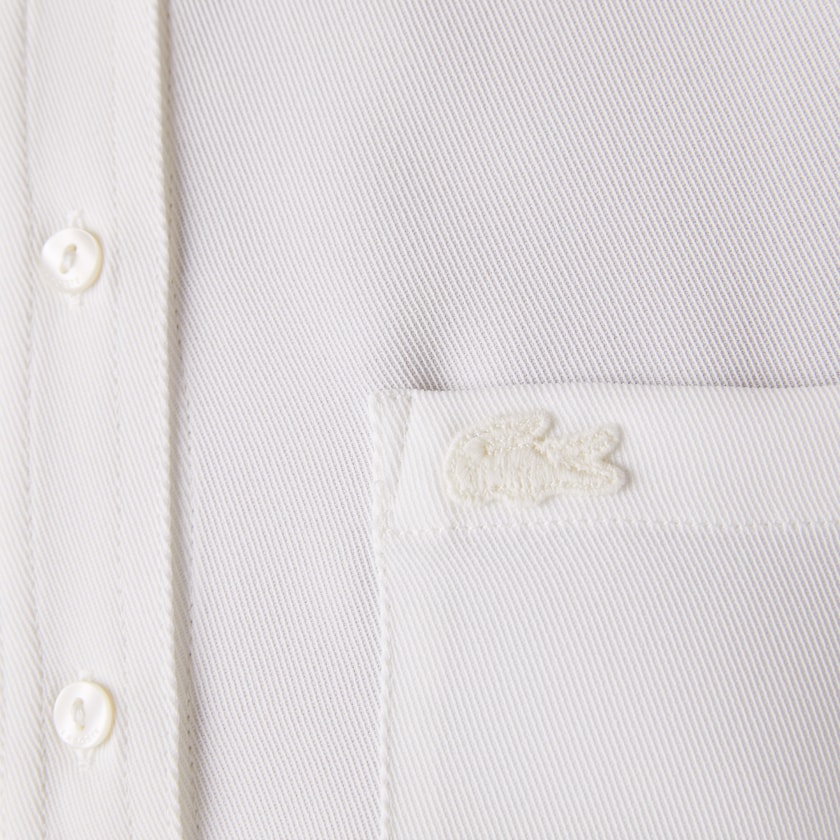 Women's Lacoste White Shirts Regular Fit Flowy EY7-96709X2