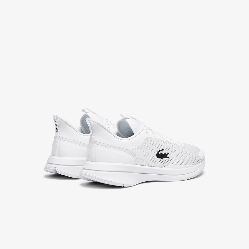 Men's Lacoste White Sneakers Run Spin Textile NA8-83388K3
