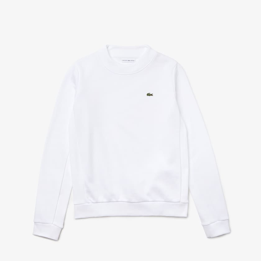 Women's Lacoste White Sweatshirts SPORT Fleece Tennis WR0-94589Z5