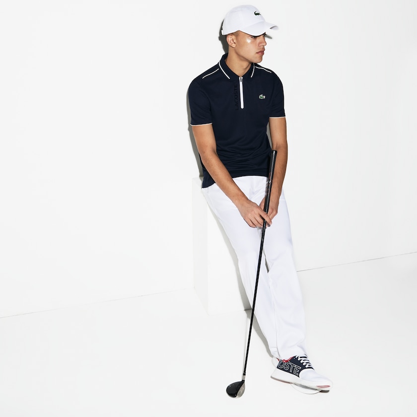 Men's Lacoste White Pants SPORT Technical Gabardine Golf Chino JU8-26482Q0