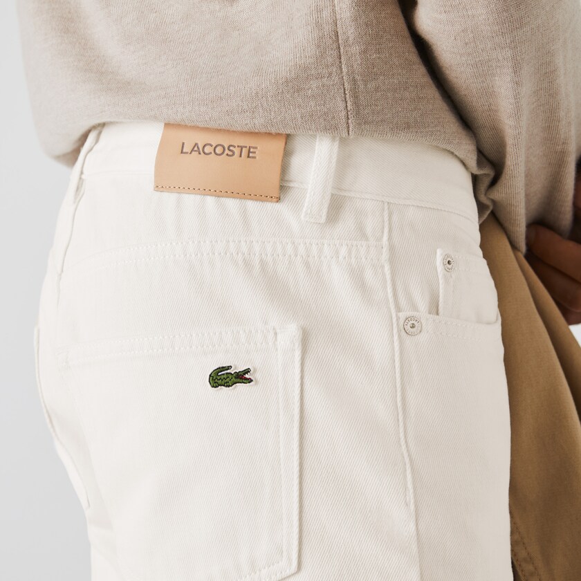 Men's Lacoste White Jeans Slim-Fit Colored YT5-82118S4