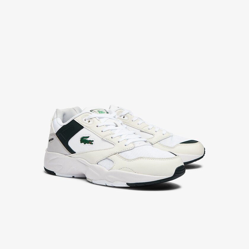 Men's Lacoste White Sneakers Storm 96 Lo Mesh Colour-Pop UD8-75467P3