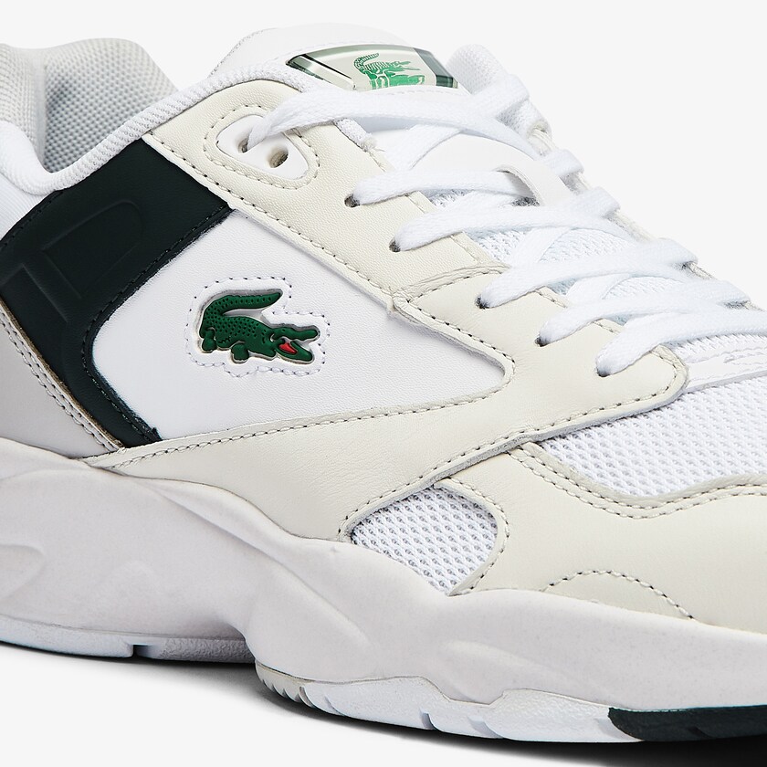 Men's Lacoste White Sneakers Storm 96 Lo Mesh Colour-Pop UD8-75467P3