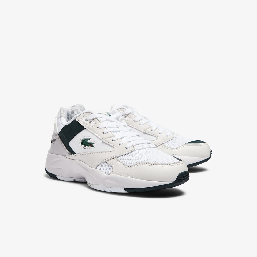Women's Lacoste White Sneakers Storm 96 Lo Synthetic and Leather UE3-93149R7