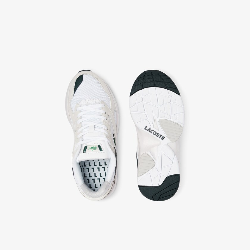 Women's Lacoste White Sneakers Storm 96 Lo Synthetic and Leather UE3-93149R7