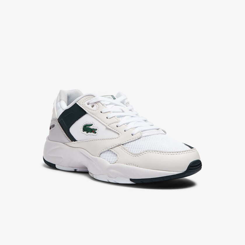 Women's Lacoste White Sneakers Storm 96 Lo Synthetic and Leather UE3-93149R7