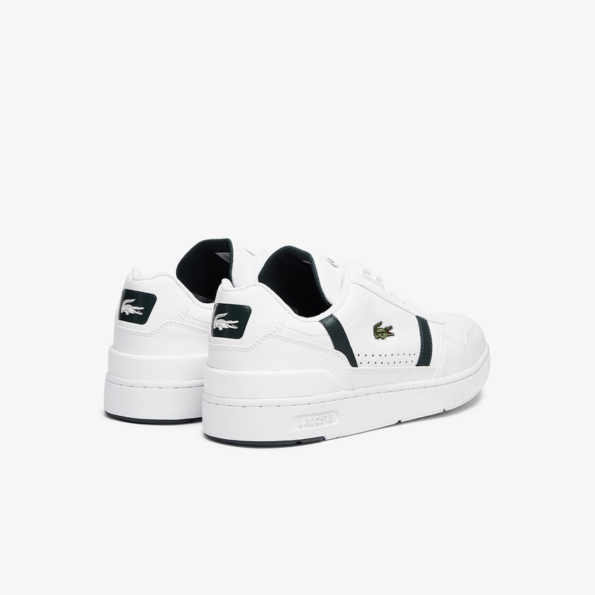 Men's Lacoste White Sneakers T-Clip Leather SJ3-57275W3