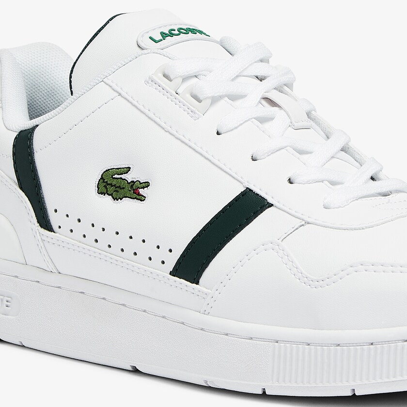 Men's Lacoste White Sneakers T-Clip Leather SJ3-57275W3