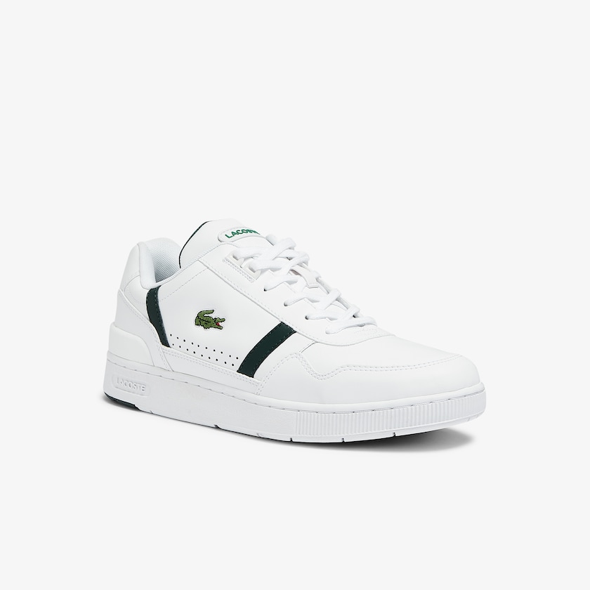 Men's Lacoste White Sneakers T-Clip Leather SJ3-57275W3