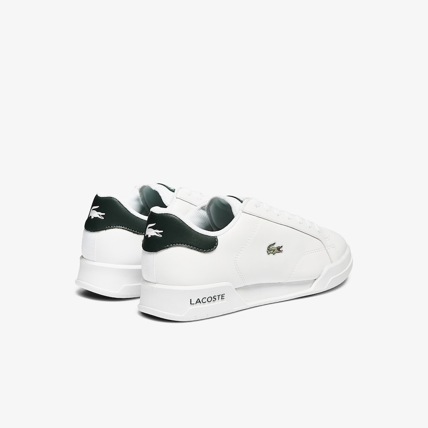 Men's Lacoste White Sneakers Twin Serve Leather Colour-Pop GZ3-11351T9