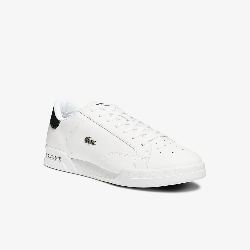 Men's Lacoste White Sneakers Twin Serve Leather Colour-Pop GZ3-11351T9