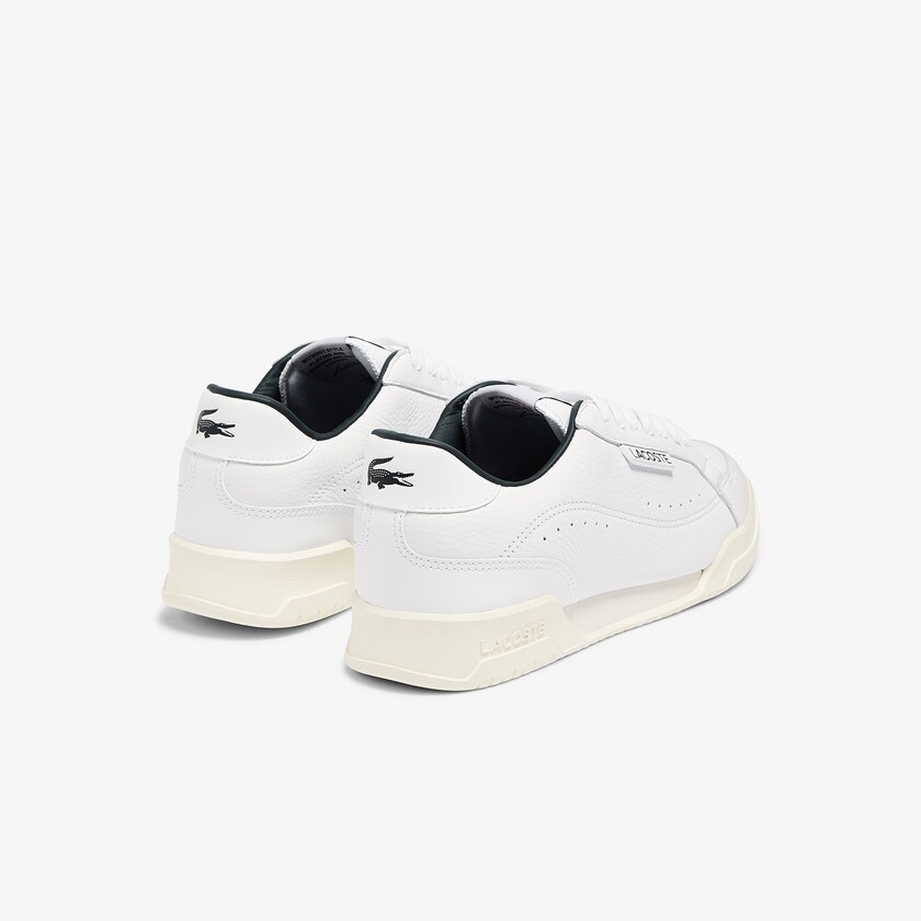 Men's Lacoste White Sneakers Twin Serve Luxe Leather IP2-18981J0