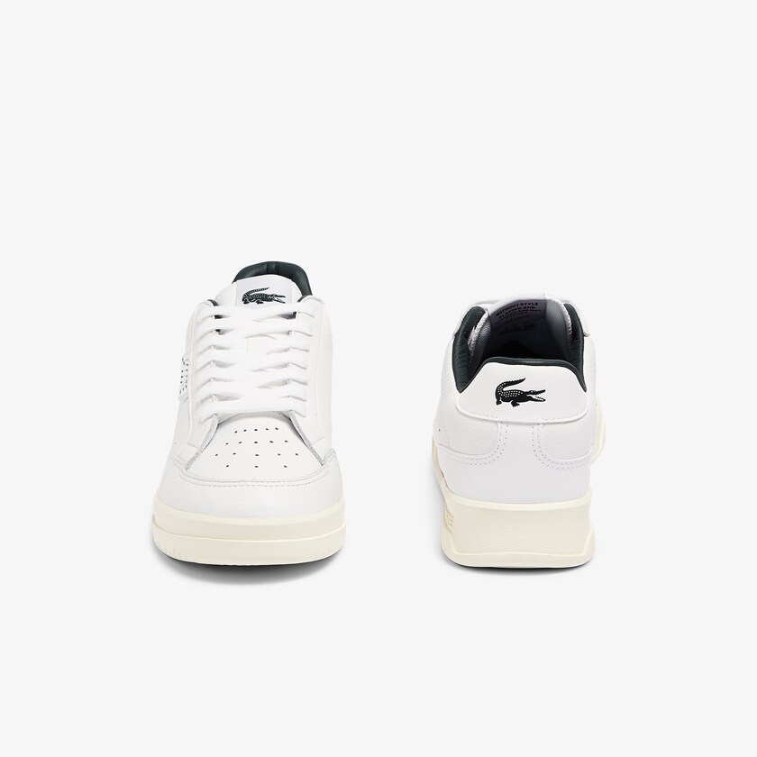 Men's Lacoste White Sneakers Twin Serve Luxe Leather IP2-18981J0