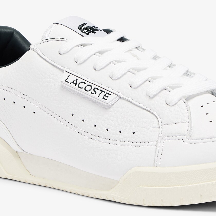 Men's Lacoste White Sneakers Twin Serve Luxe Leather IP2-18981J0