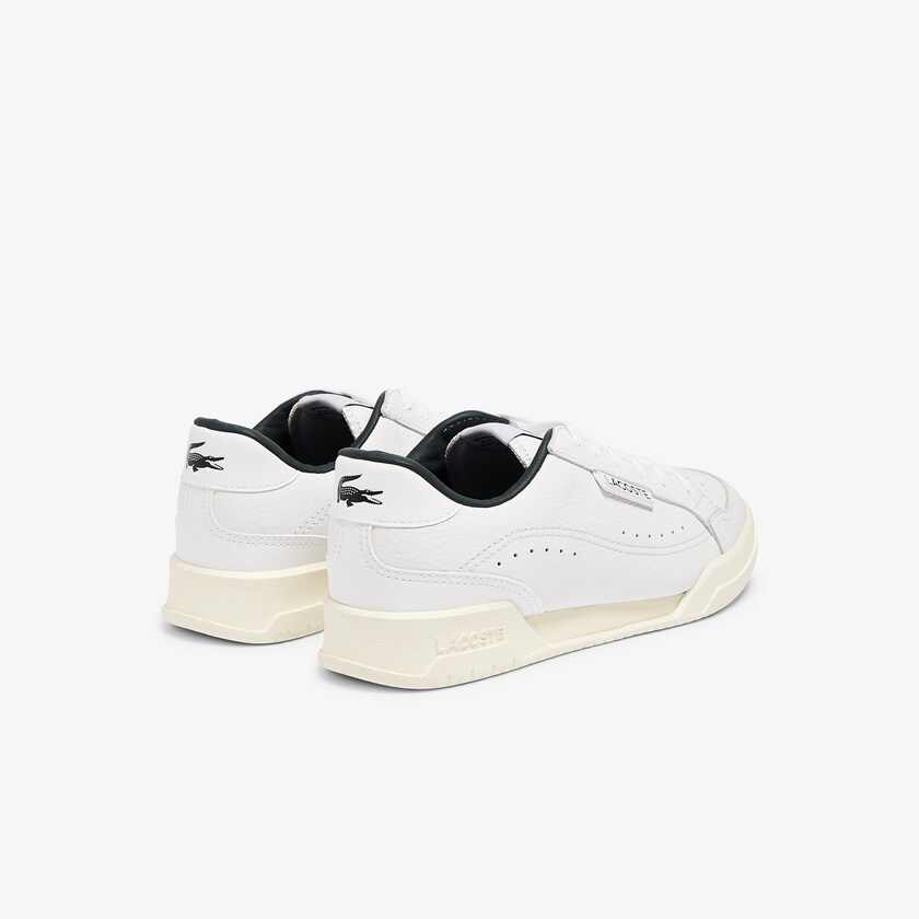 Women's Lacoste White Sneakers Twin Serve Luxe Leather and Synthetic AQ1-32093B9