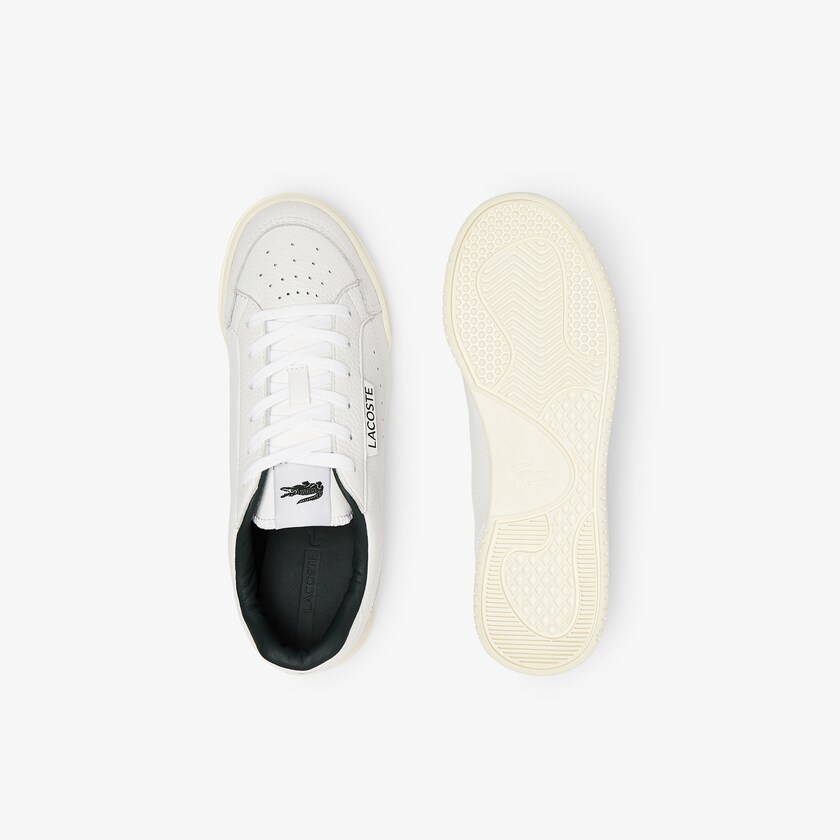 Women's Lacoste White Sneakers Twin Serve Luxe Leather and Synthetic AQ1-32093B9