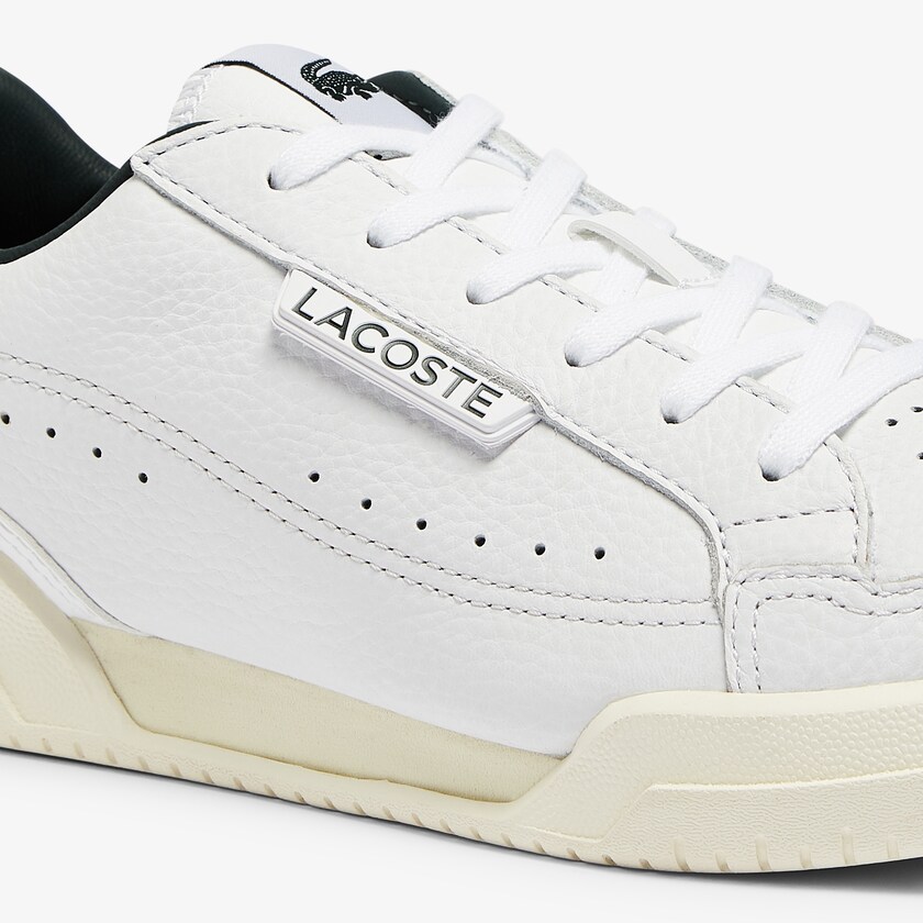 Women's Lacoste White Sneakers Twin Serve Luxe Leather and Synthetic AQ1-32093B9