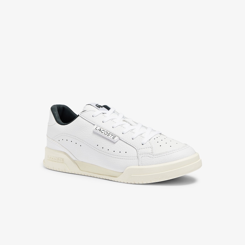 Women's Lacoste White Sneakers Twin Serve Luxe Leather and Synthetic AQ1-32093B9